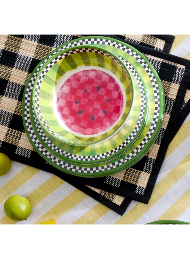 Watermelon Melamine Small Bowls, Set of 4