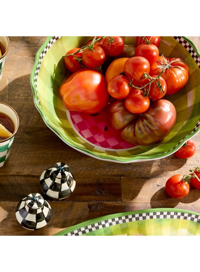 Watermelon Melamine Serving Bowl