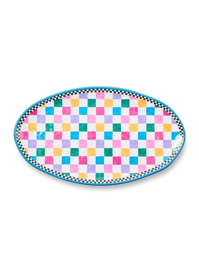 Jamboree Melamine Oval Platter