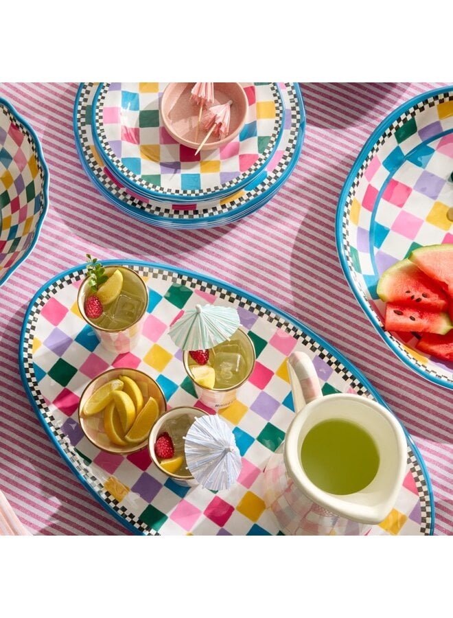 Jamboree Melamine Oval Platter