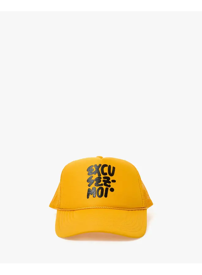 Excusez Moi Trucker Hat - Marigold