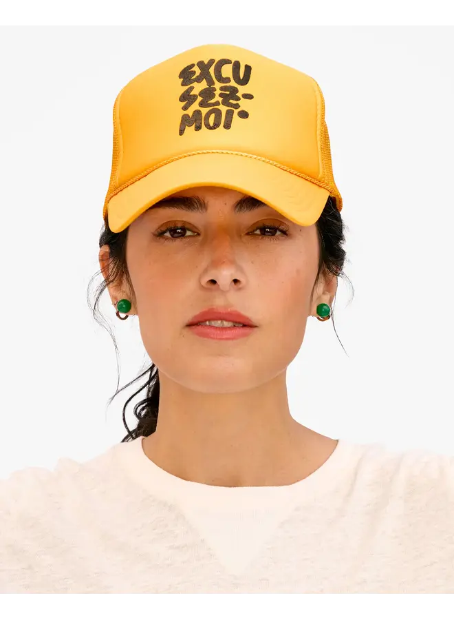 Excusez Moi Trucker Hat - Marigold