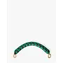 Braided Top Handle - Green Apple/Black