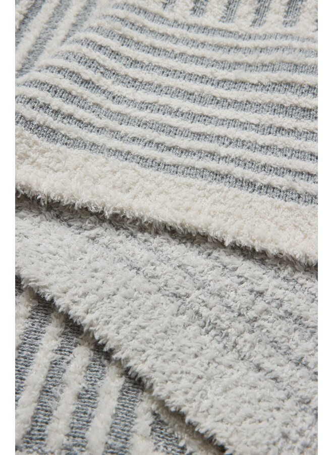 CozyChic® Cotton Linea Mixed Stripe Throw -