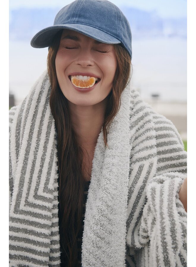 CozyChic® Cotton Linea Mixed Stripe Throw -