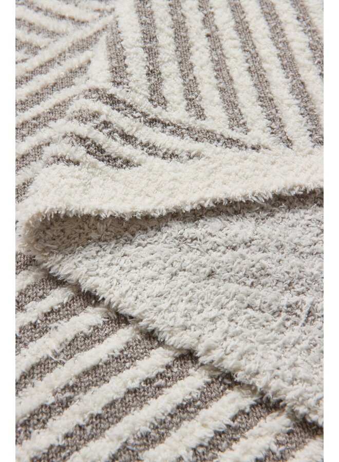 CozyChic® Cotton Linea Mixed Stripe Throw -