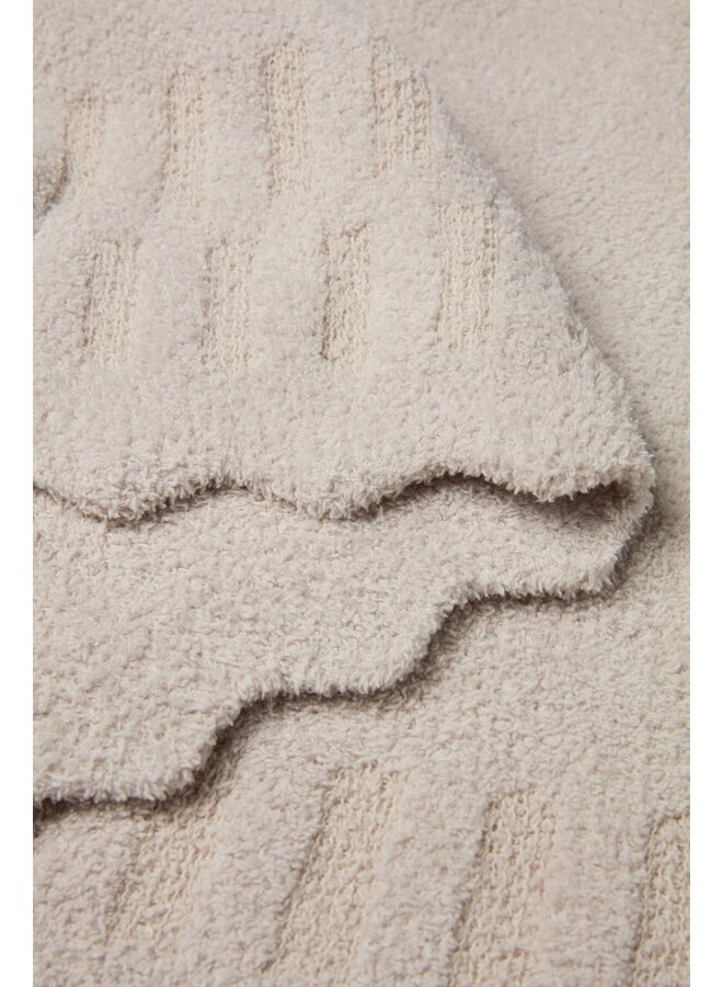 Cozychic Cotton Shell Texture Throw -