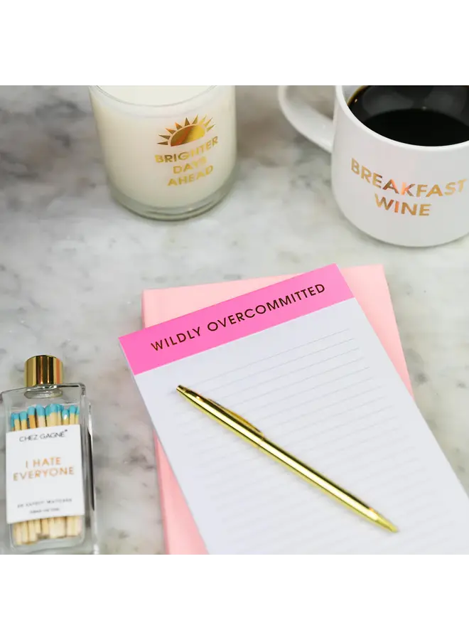 Wildly Overcommitted Notepad
