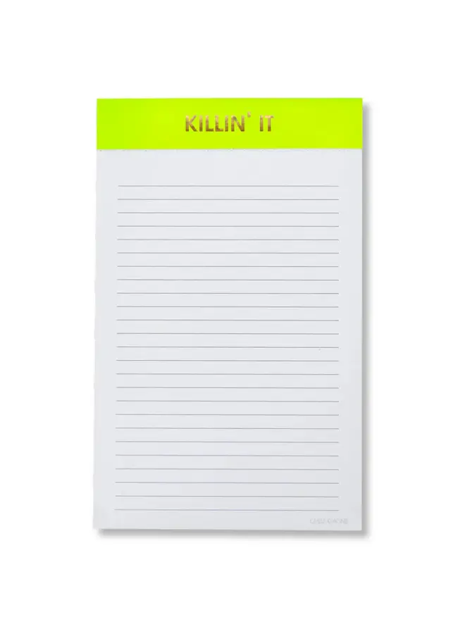 Killin' It Notepad