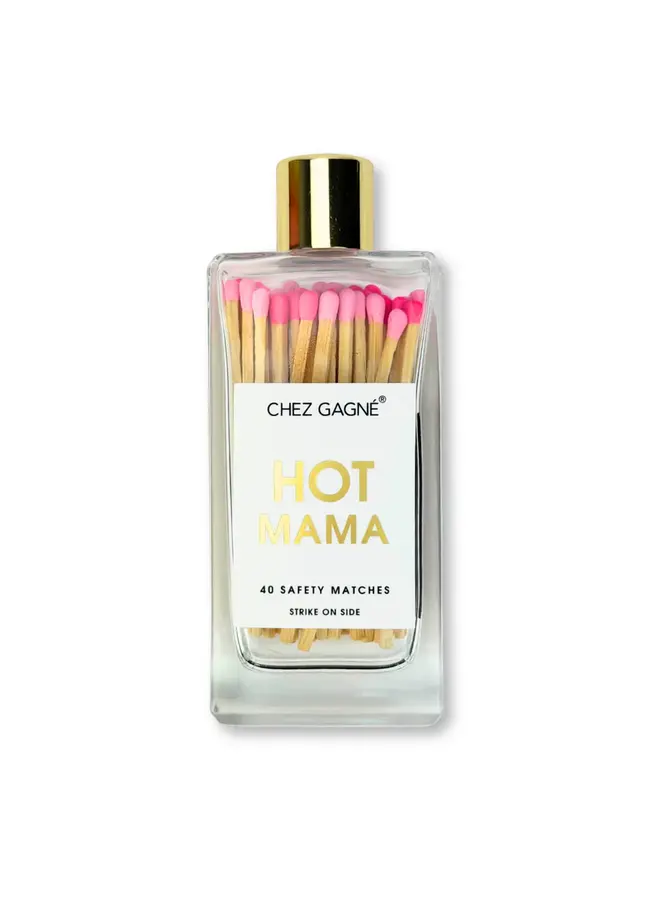 Hot Mama Glass Bottle Matches