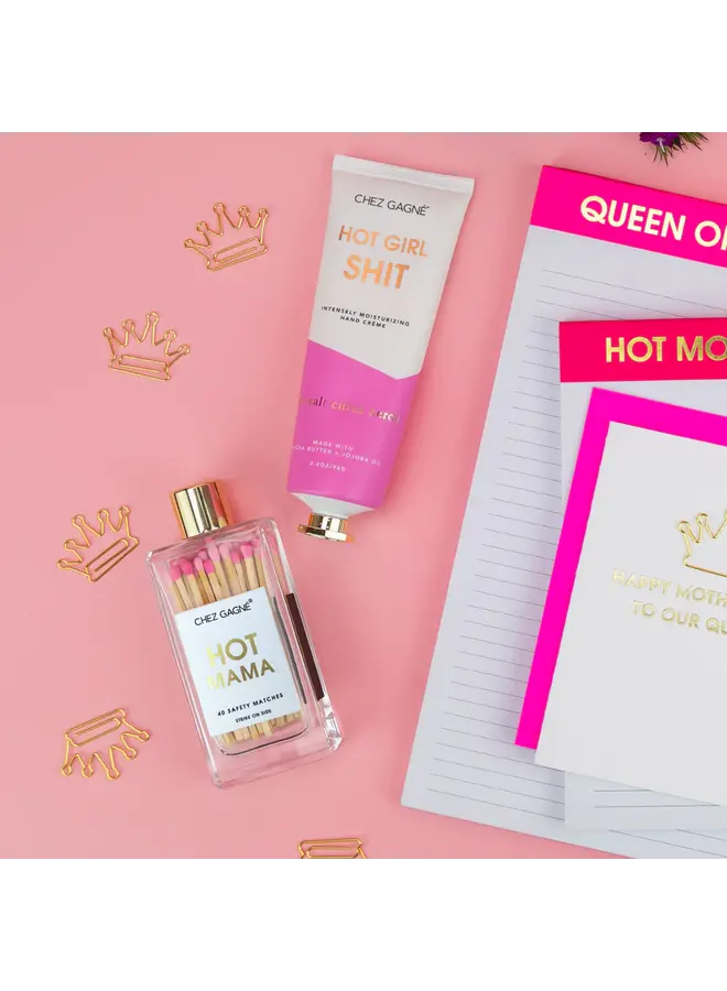 Hot Mama Glass Bottle Matches