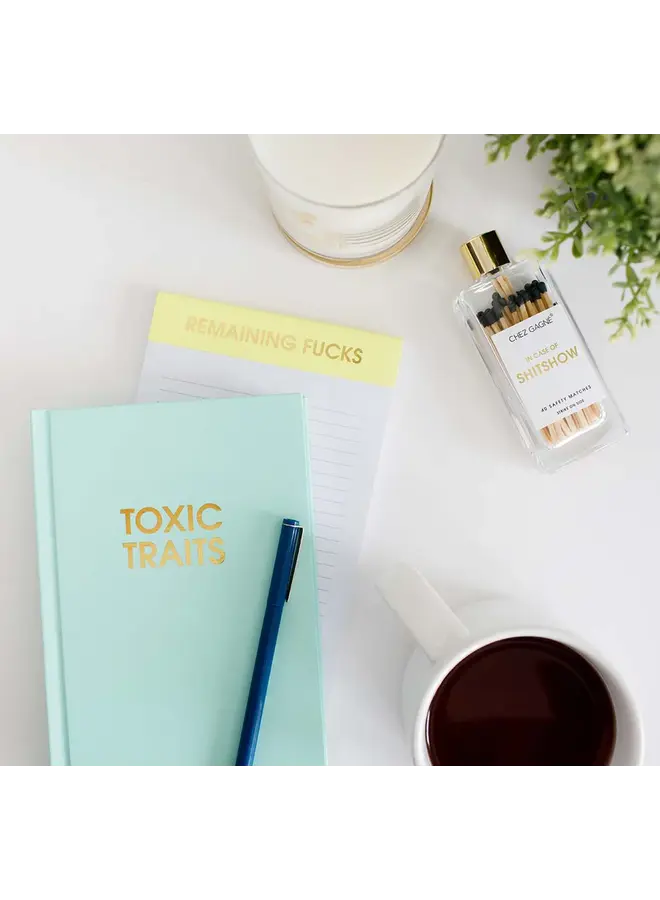 In Case of Shitshow Glass Bottle Matches (Black)