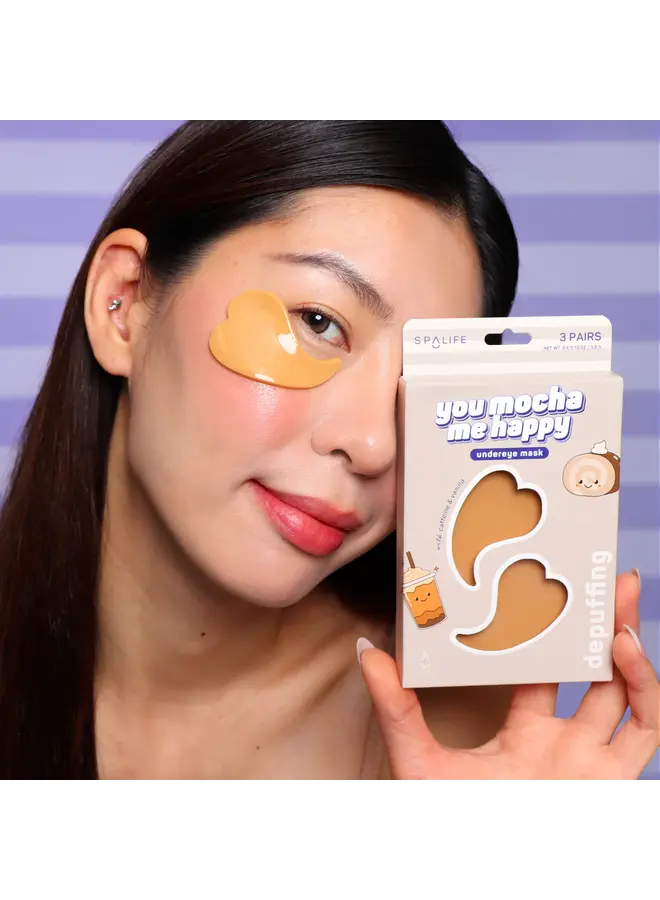 U Mocha Me Happy Depuffing Hydrogel Undereye Patches | 3 Pk
