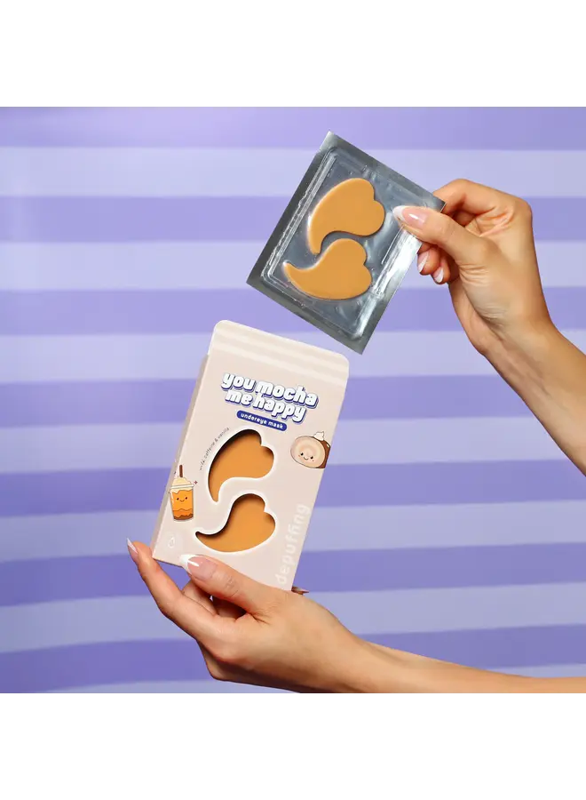 U Mocha Me Happy Depuffing Hydrogel Undereye Patches | 3 Pk