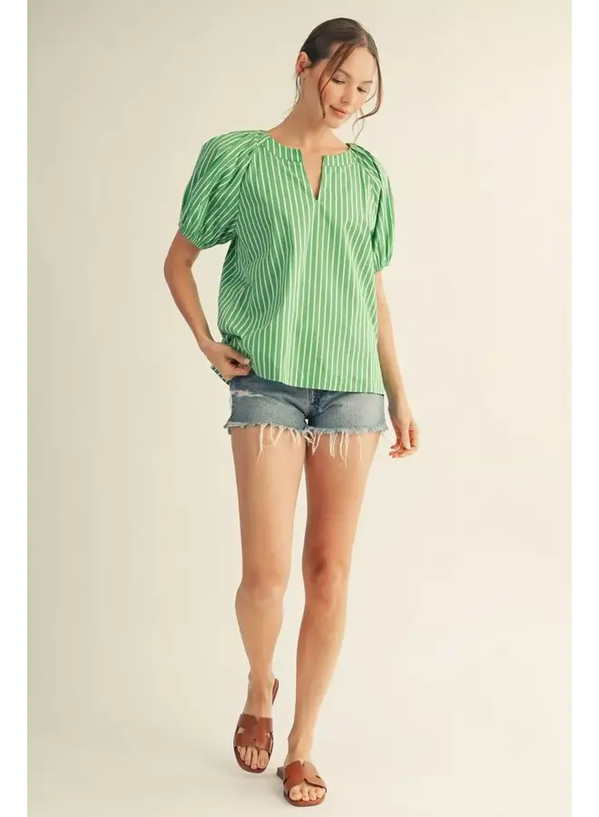 Charlotte Striped Blouse -