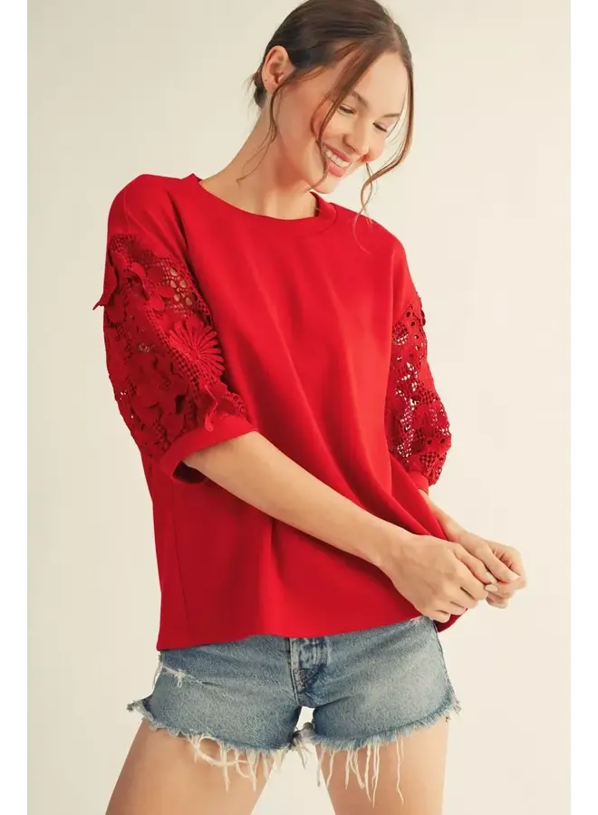 Sophia Floral Sleeve Blouse -