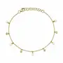 14K Yellow Gold Diamond & Fresh Water Pearl Bolo Bracelet
