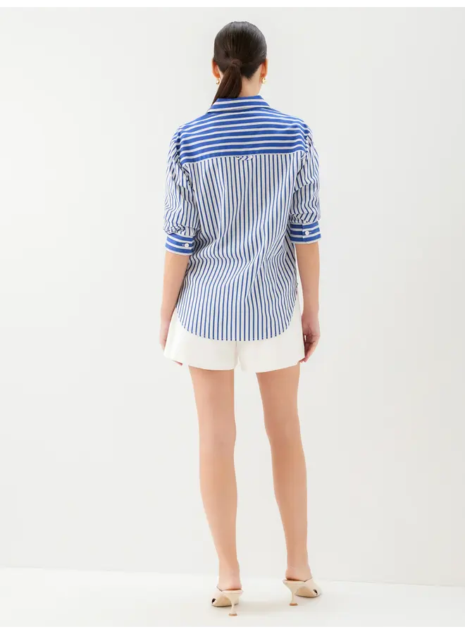 Leighton Ruched Sleeve Shirt