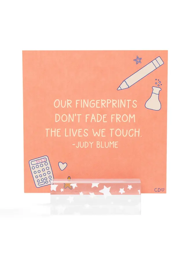 Phrases for Teachers Encouraging Desk Card Set