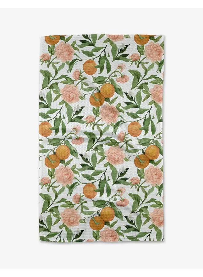 A Peony For Your Thoughts Tea Towel