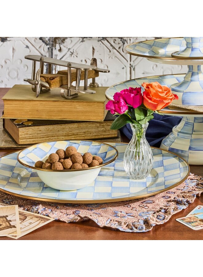 Sky Check Serving Platter