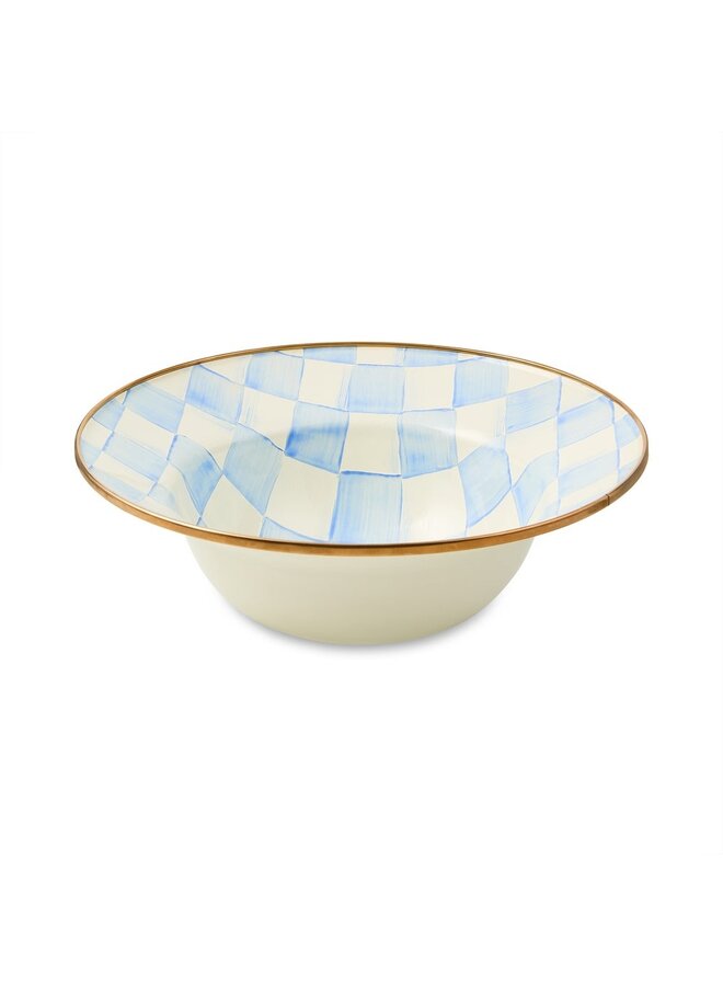 Sky Check Serving Bowl