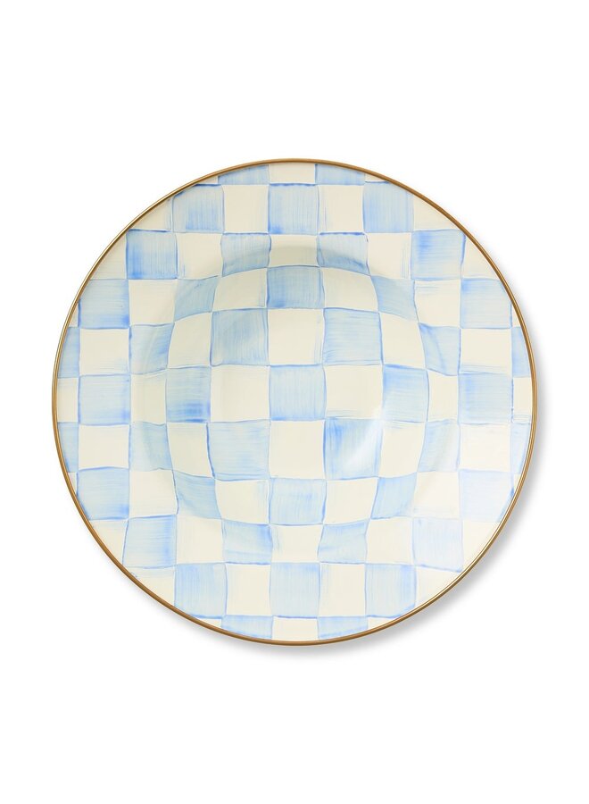 Sky Check Serving Bowl