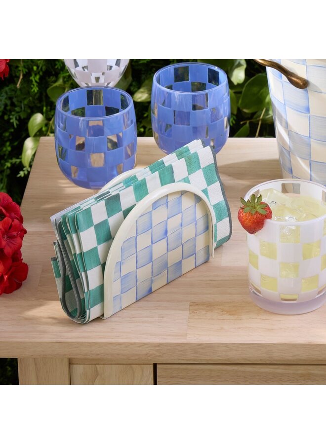 Sky Check Napkin Holder