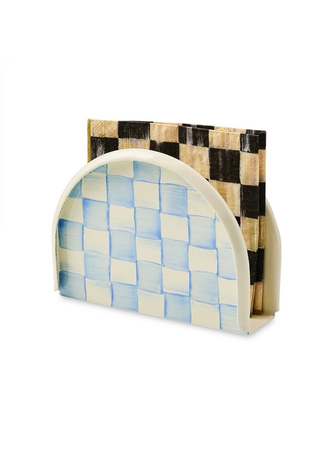 Sky Check Napkin Holder