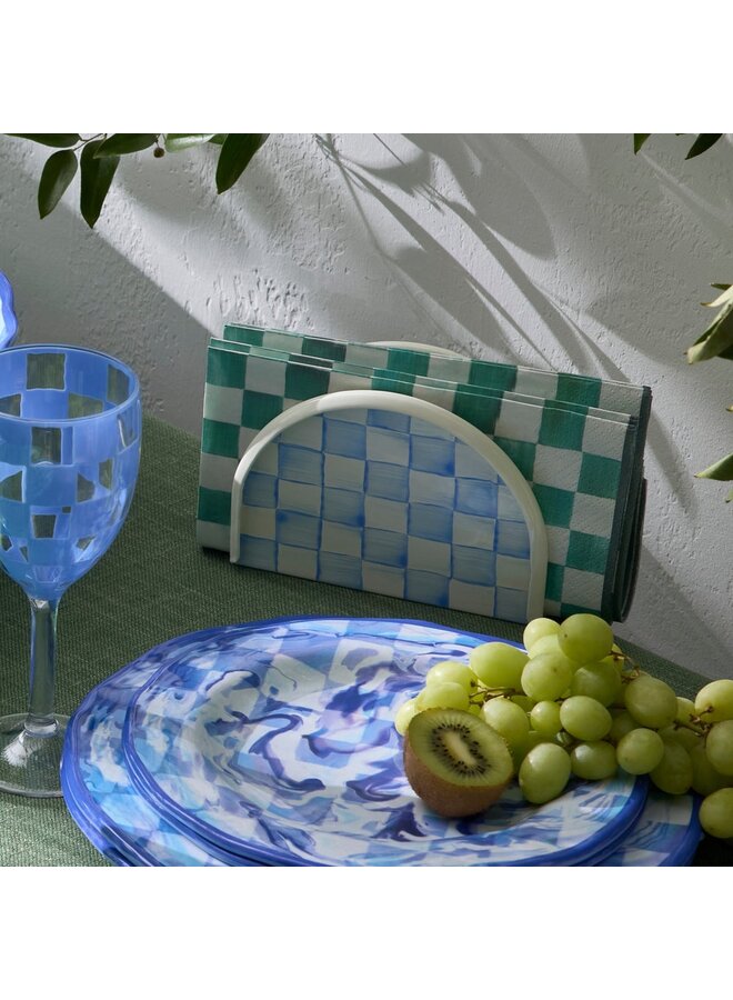 Sky Check Napkin Holder