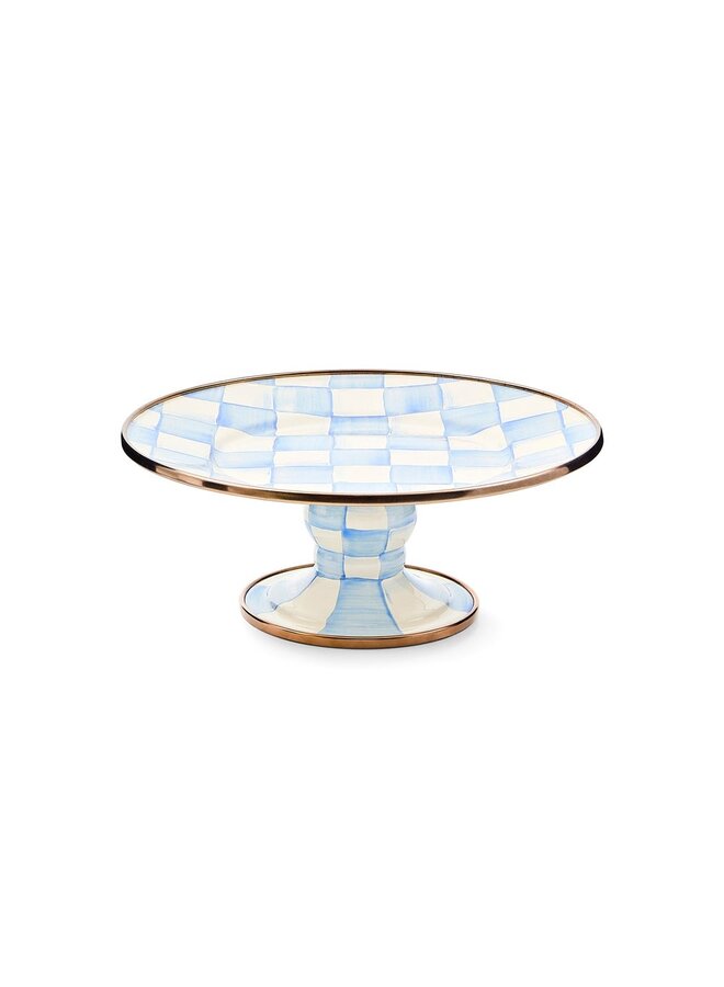 Sky Check Mini Pedestal Platter