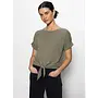 All Day Tie Tee - Trail Green