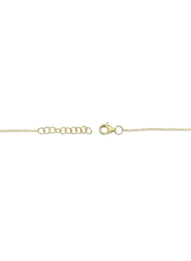 14K YG/Diamond Butterfly Bracelet (.08ct)