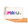 Mahj Canvas Bag w/ Tile Zipper