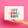 Dot Crack Bam Canvas Pouch