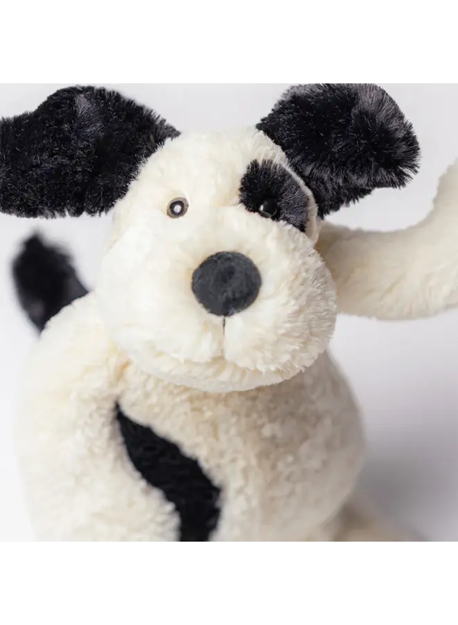 Bashful Rufferty Black & Cream Puppy Original