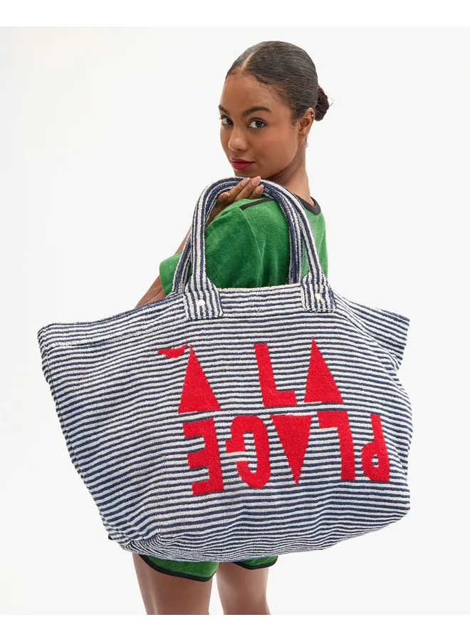 La Plage Tote - Terry Stripe - A La Plage