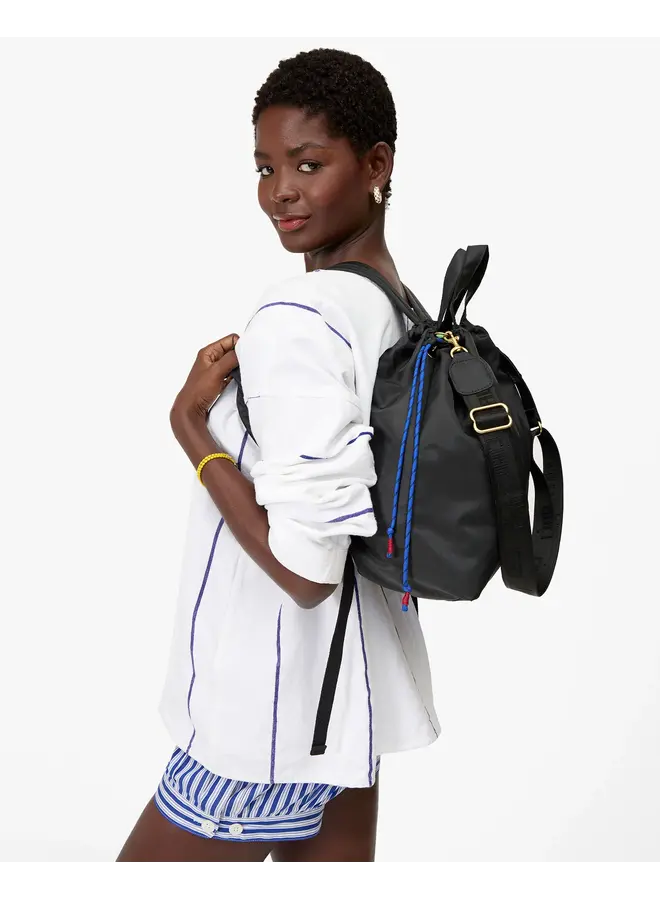 Sac Tout Back Pack - Recycled Nylon Twill in Black