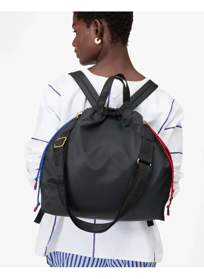 Sac Tout Back Pack - Recycled Nylon Twill in Black