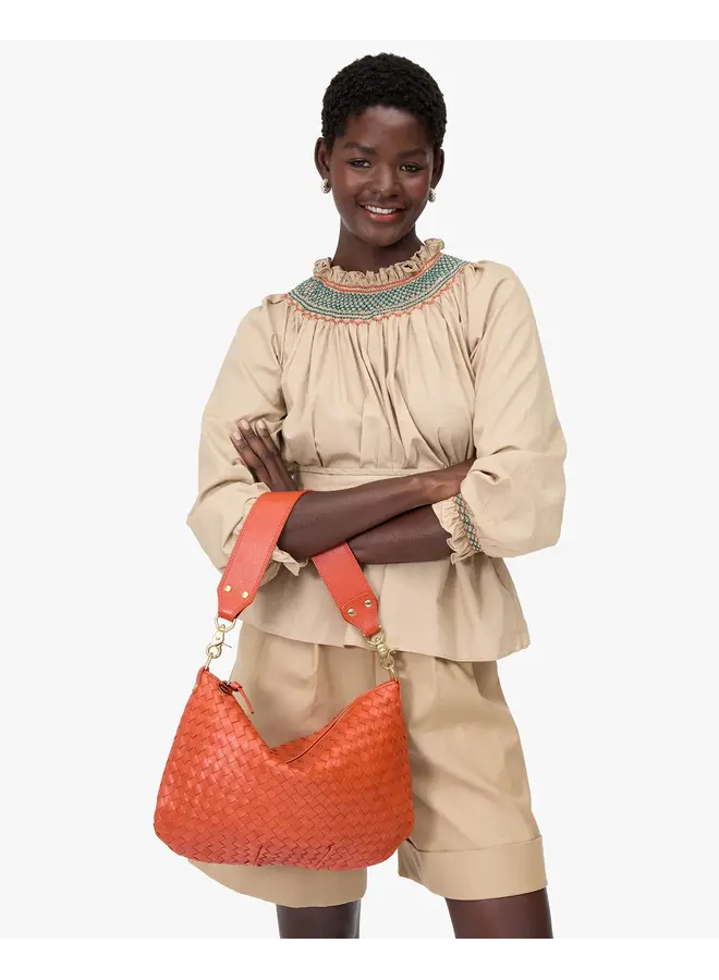 Moyen Messenger - Medium Woven Diagonal - Saltillo