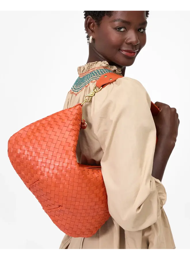 Moyen Messenger - Medium Woven Diagonal - Saltillo