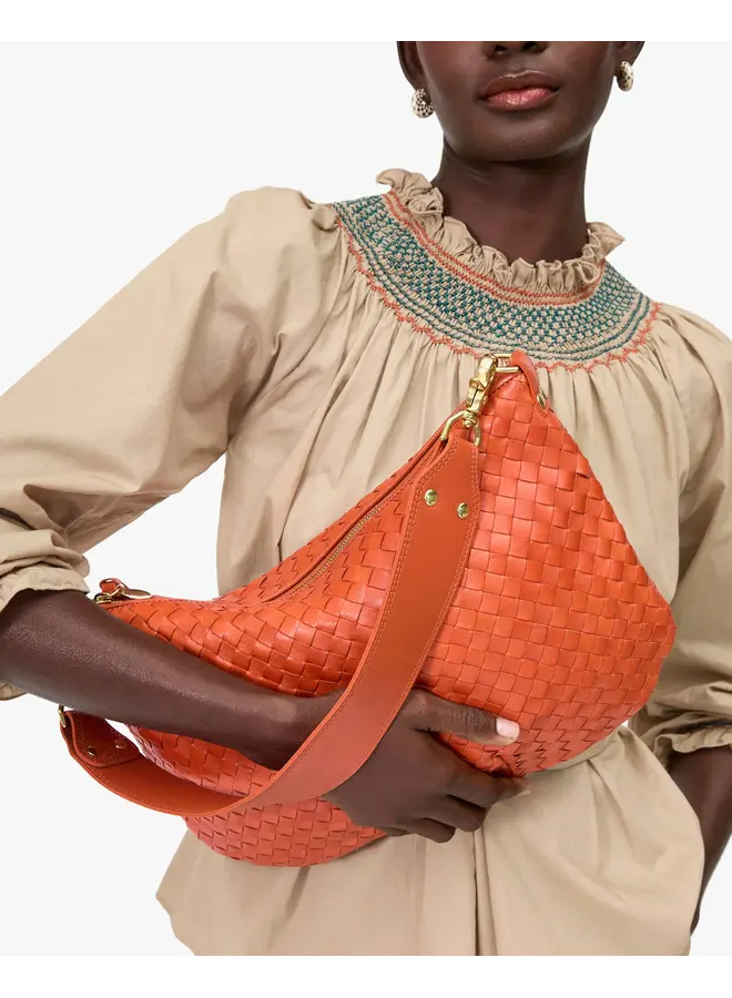 Moyen Messenger - Medium Woven Diagonal - Saltillo