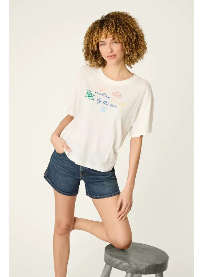 Meet Me by the Sea Tee -