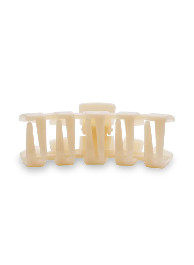 Classic Almond Beige Small Hair Clip
