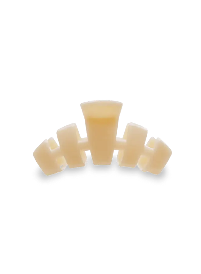 Classic Almond Beige Small Hair Clip