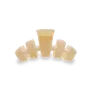 Classic Almond Beige Small Hair Clip