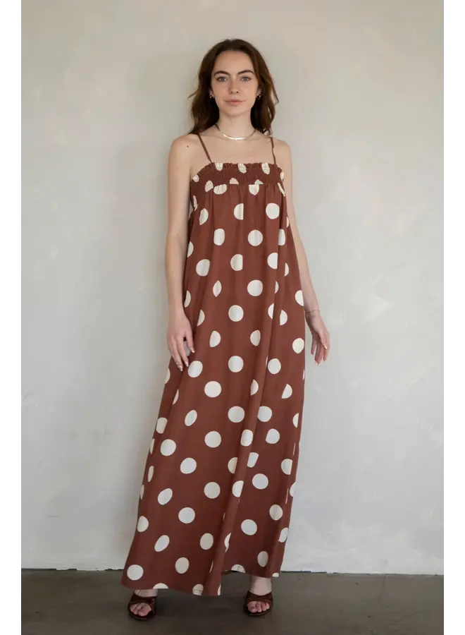 Millie Dress - Brown -