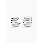 Ryder Hoops - Silver