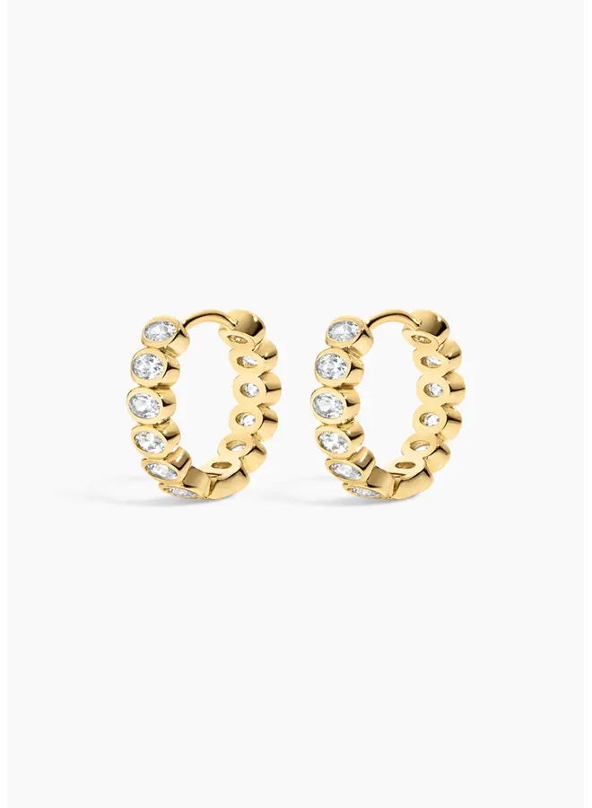 Champagne Hoops - Gold