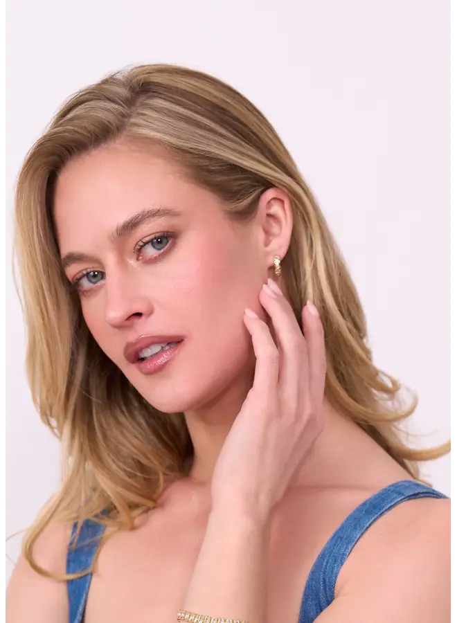 Champagne Hoops - Gold